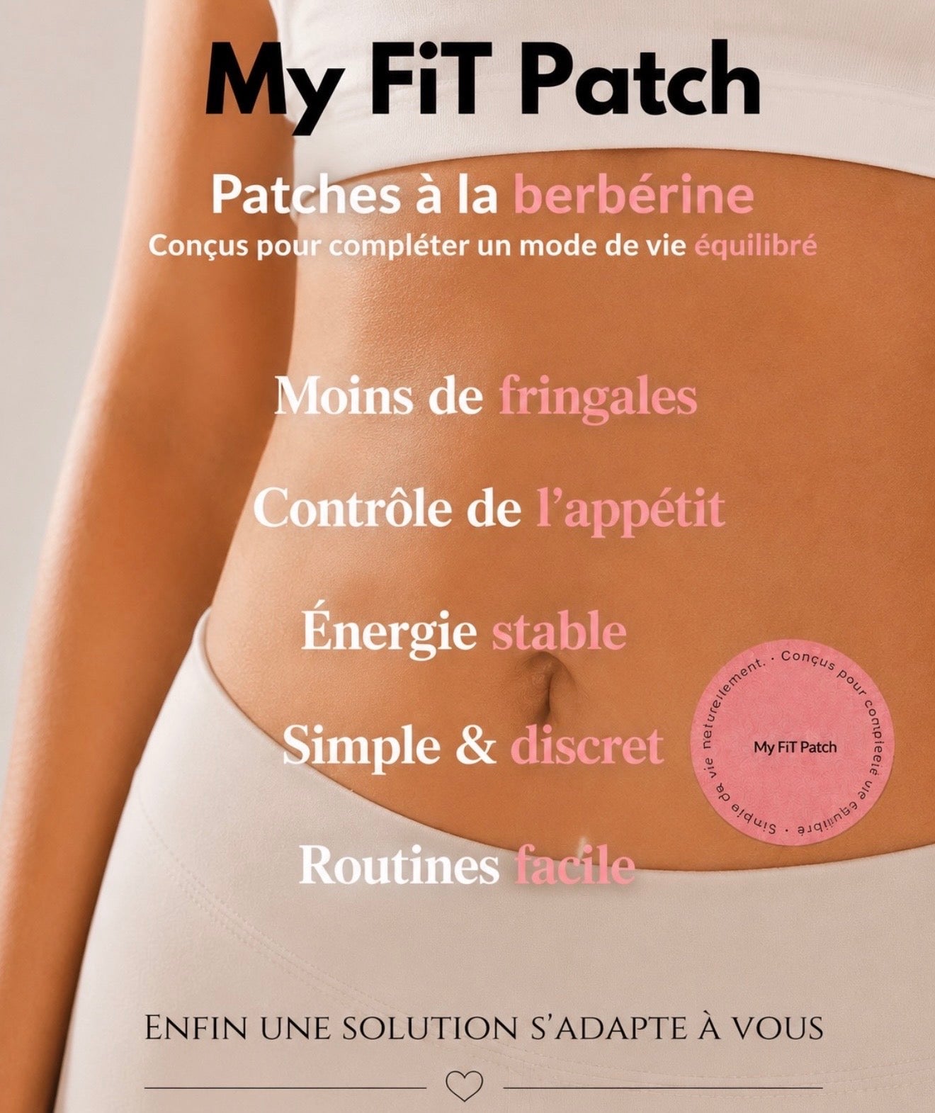 My Fit Patch – Moins de fringales, plus de résultats